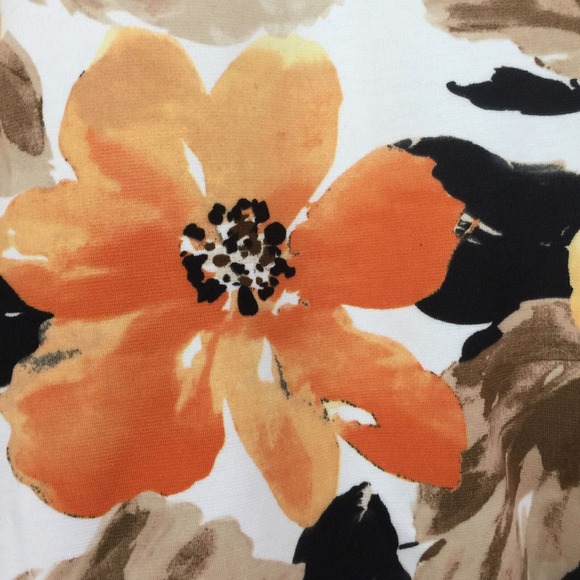 Alfred Dunner Open Front Blazer Jacket Women Sz 12 Hawaiian Tropical Fully Lined - Picture 6 of 11